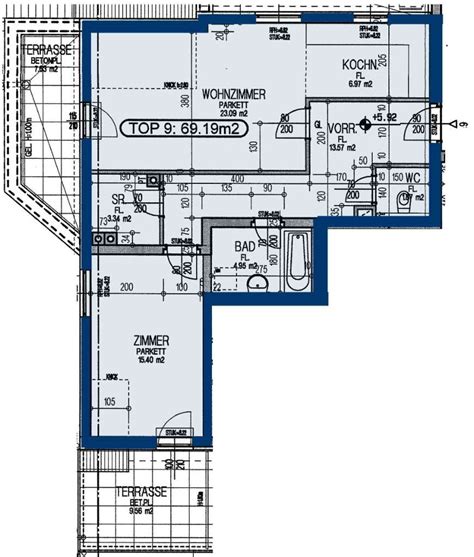 Wieselburg Geförderte 2 Zimmer Wohnung Dachterrasse Miete mit