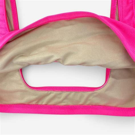 LAA9234 IMPERFECT SAMPLE PINK SQUARE NECK BIKINI Depop