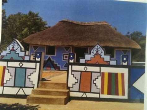 Ndebele Hut African Theme Africa African House