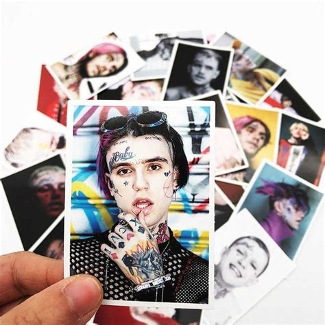 Rapper Singer Lil Peep Singer Stickers Pack Famous Bundle Stickers