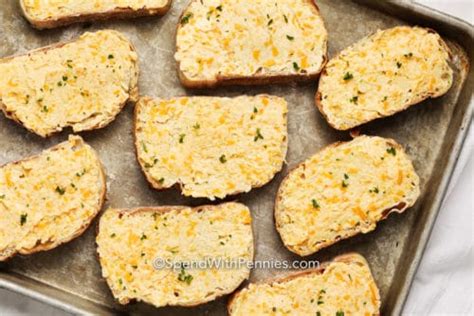 garlic cheese toast ready   minutes spend  pennies