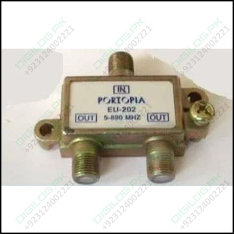 Dell 2 Way Coaxial Tv Cable Splitter 5-890mhz In Pakistan Dell – Digilog.pk