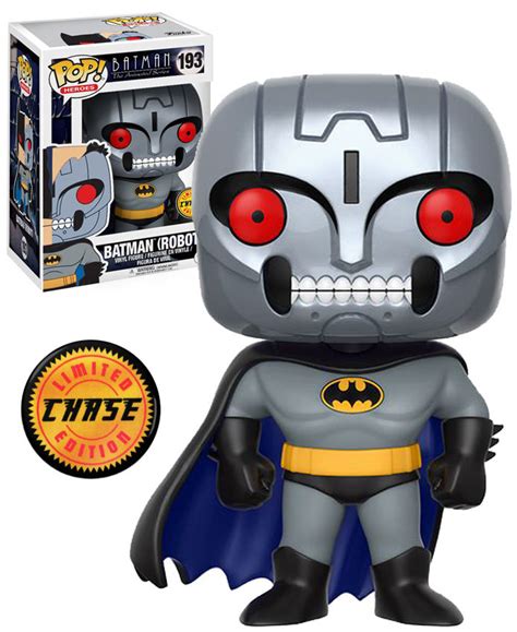 Funko Pop Limited Edition Chase Batman Animated Series 193 Batman Robot New Mint Condition