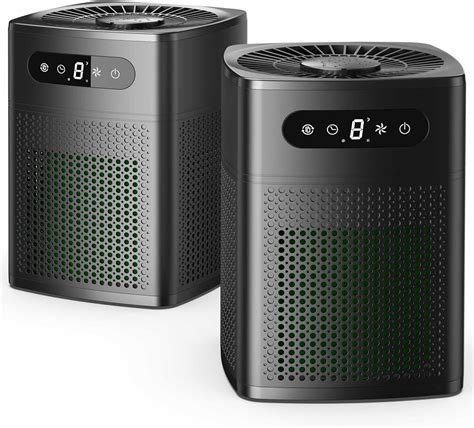 Amazon 2 Pack Air Purifiers For Home Bedroom H13 True HEPA Filter