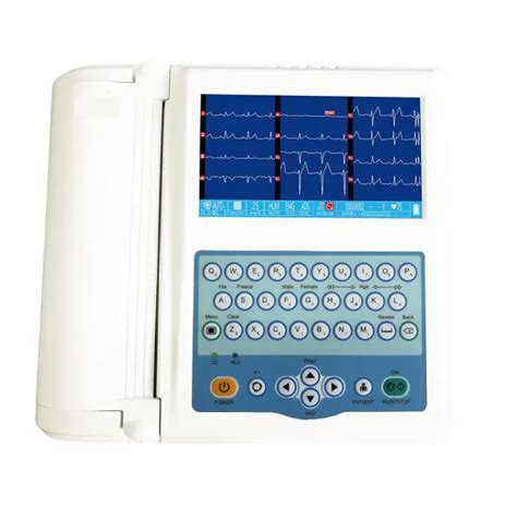 ECG 512b Ce Digital 12 Channel ECG EKG Portable Ecocardiograma