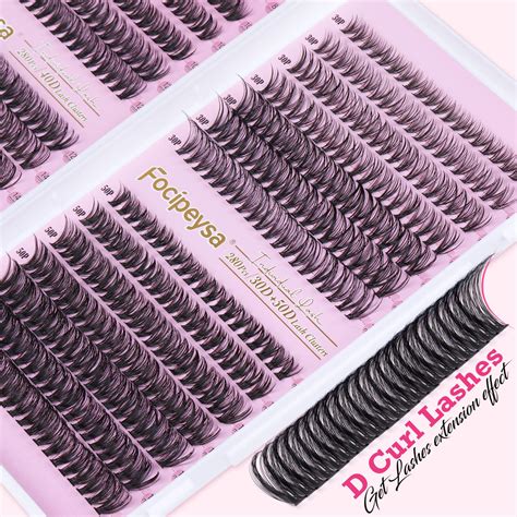 Snapklik Lash Extension Kit 560pcs Individual Lashes Clusters 40D