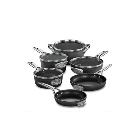 Calphalon 10 Piece Hard Anodized Aluminum Non Stick Cookware Set And Reviews Perigold