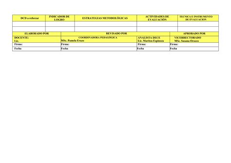 Plan De Refuerzo Academico Cuatimpaz Marlene Docx