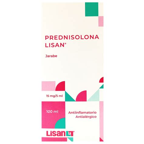 Prednisolona Lisan Mg Ml Jarabe Ml Compre En L Nea En Su