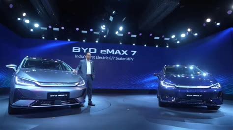 BYD EMAX 7 Electric MPV Launched In India At 26 90 Lakh Check Details