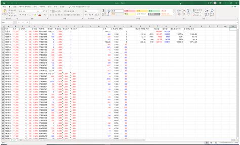 주식 소계 및 누계 엑셀작업 Pc·웹 프로그램 포트폴리오 크몽