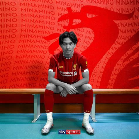 Takumi Minamino Of Liverpool Poses During The Uefa Champions League