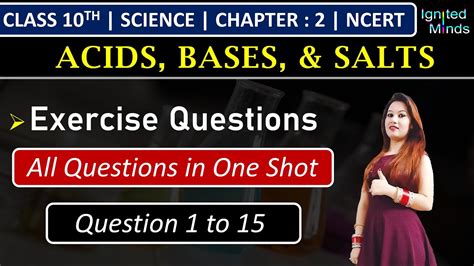 Class 10th Science Chapter 2 Exercise Questions 1 To 15 Acids