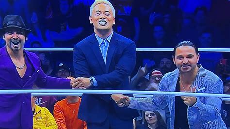 Kazuchika Okada Debuts On Aew Dynamite And Joins The Elite Youtube