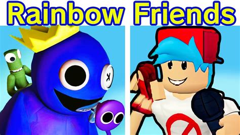 Fnf Vs Rainbow Friends Free Play Unlike The Original Roblox Game Where ...