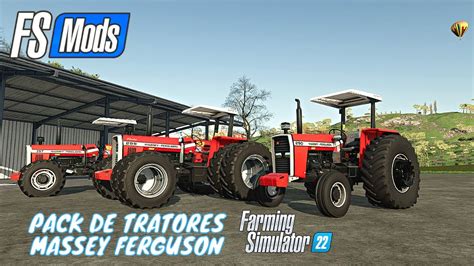 Massey Ferguson Pack De Tratores Mf S Ries L Apresentando Mods L