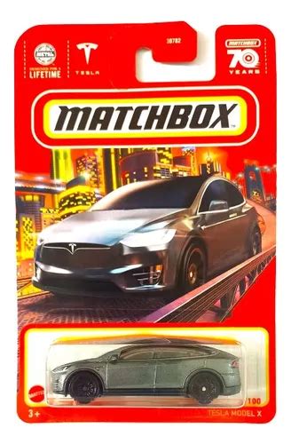 Tesla Model X Gris Matchbox Mattel Meses Sin Intereses