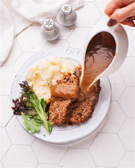 Meatloaf with Brown Gravy (Tender Meatloaf + the Tastiest Gravy!)