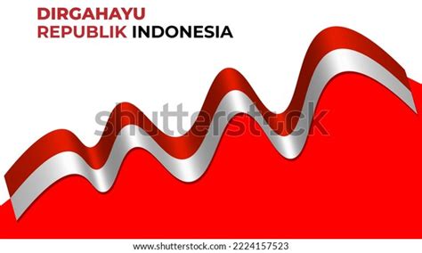 Indonesia Vector Flag Waving Waves Bends Stock Vector (Royalty Free ...