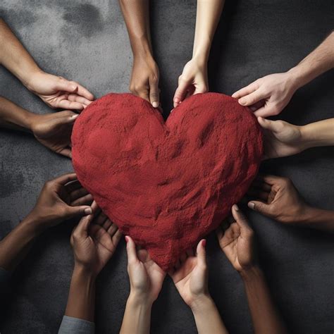 Premium Photo Unity And Diversity Partnership As Heart Hands In A