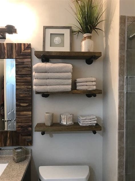 Bathroom Wood Hanging Shelf Semis Online