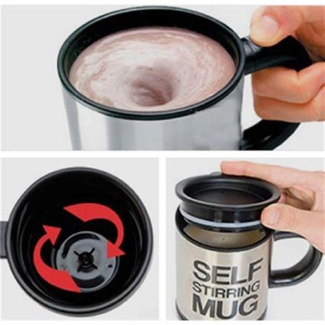 Oferta Caneca Mixer Automática Self Stirring Mug Café Leite