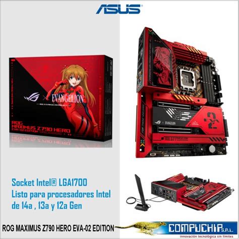 Motherboard Asus Rog Maximus Z790 Hero Eva 02 Edition Chipset Intel