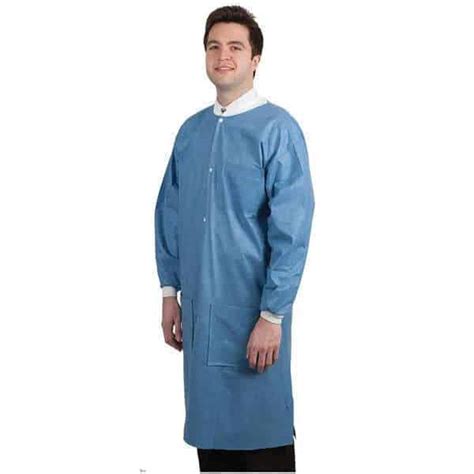 Protect Plus Disposable Lab Coats Knee Length 10 Pk Mark3 First Door To Door