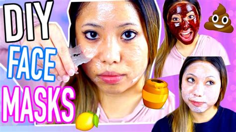 Diy Face Masks You Need To Try For Acne And Blackheads Youtube