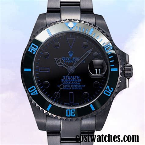 Rolex Submariner Rolex Calibre 2836 2813 BLSTEALTH Herren 15mm