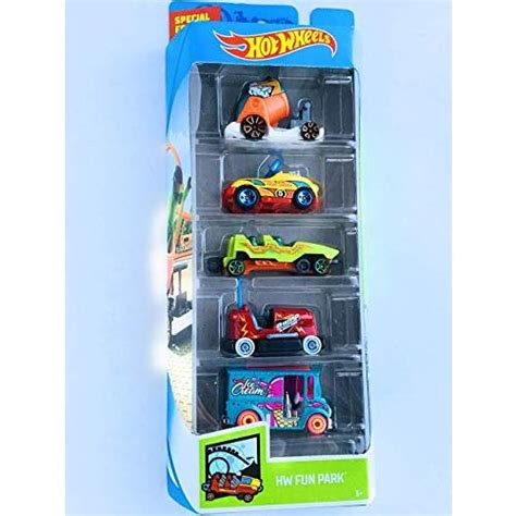 ホットウィール マテル ミニカー Hot Wheels Pack HW Fun Park Boom Car Pedal Driver Loopster Bum マニアックス