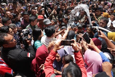 Peduli Rakyat Kecil Prabowo Resmikan 15 Titik Bantuan Sumber Air