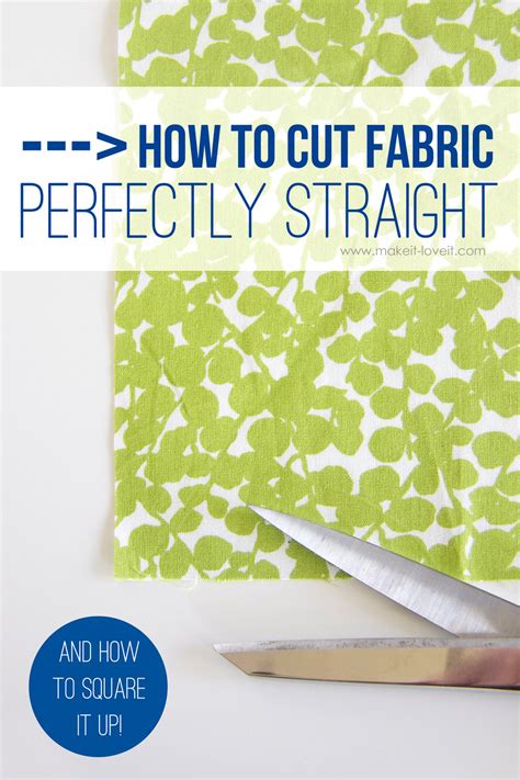 How to Measure and Cut Fabrics in PERFECTLY Straight Lines & Squares