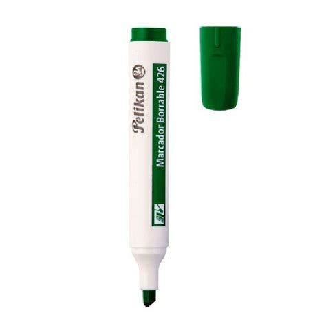 Marcador Pelikan Borrable Verde