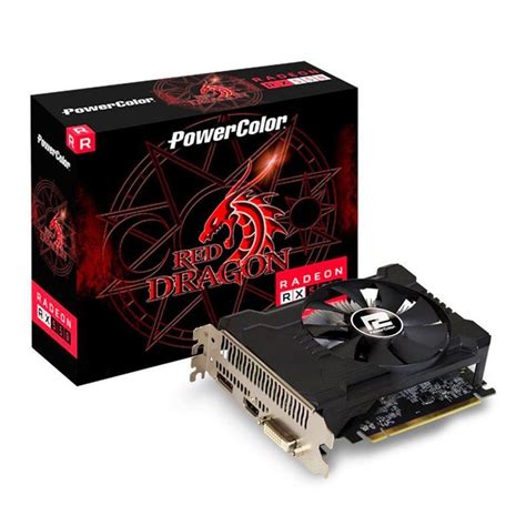 Placa de Vídeo Power Color Rx 550 4gb Ddr5 Axrx 550 4gbd5 dha oc