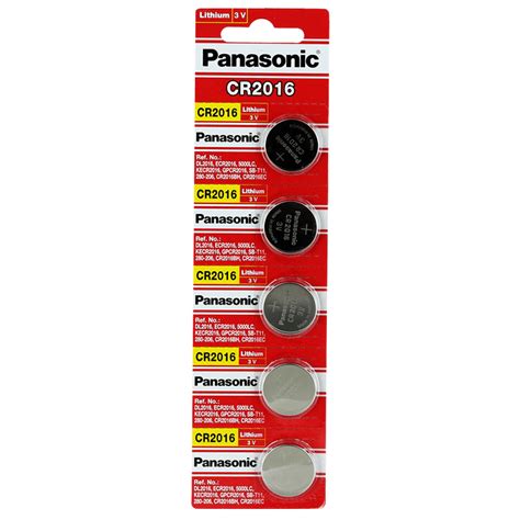 PILA MONEDA CR2016 CR2016 PANASONIC LITIO 3 V Battery Depot