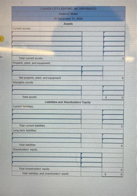 Solved Brief Exercise 3 5 Algo Balance Sheet Chegg