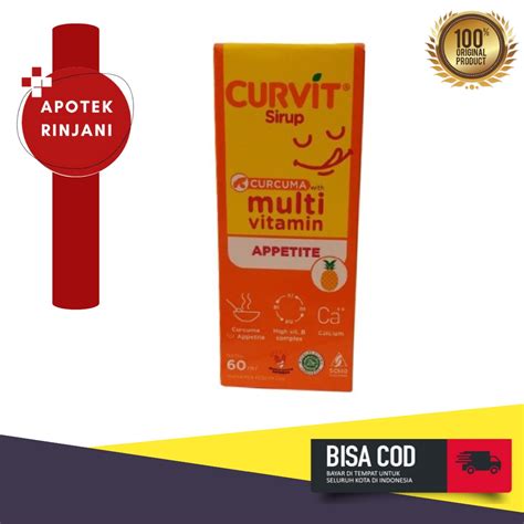 Jual CURVIT Multivitamin Anak Syrup 60 ML Shopee Indonesia