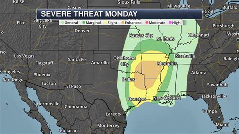 Ice And Snow Storm In The Upper Midwest Southern Severe Threat