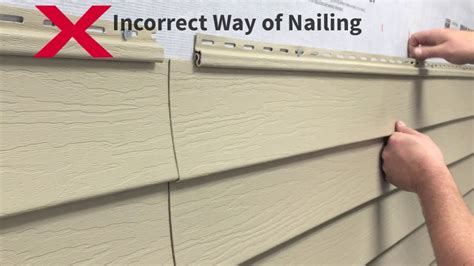 Kaycan Vinyl Siding Installation Tips Nailing Youtube