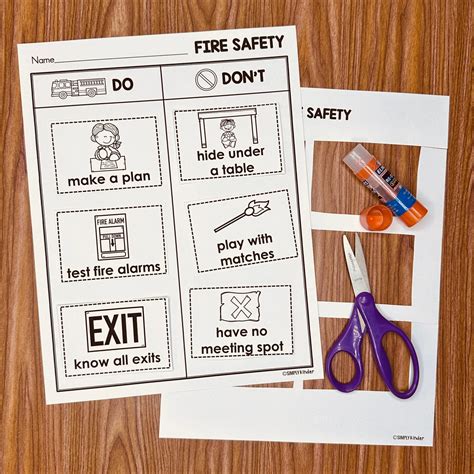 Fire Safety Free Printable Simply Kinder