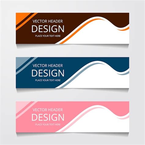 Diseño vectorial Fondo de banner Plantilla web moderna Vector Gratis