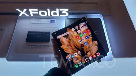 Vivo X Fold3 Dan 3 Pro Ponsel Lipat Paling Ringan Simak Spesifikasi