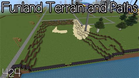 How To Build Stampy S Lovely World Funland Terrain And Paths