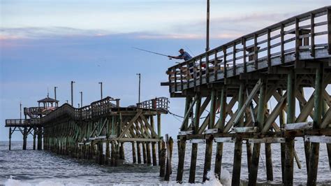 Are Myrtle Beach Sc Fishing Piers Preparing For Idalia Myrtle Beach