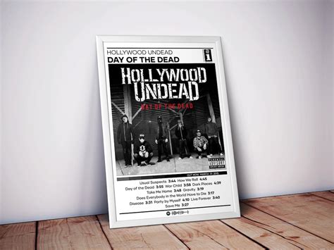 Hollywood Undead Poster Day of the Dead Poster 4 Colors - Etsy