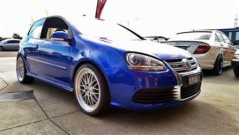 Volkswagen Golf R V Blue Bbs Lm Wheel Front