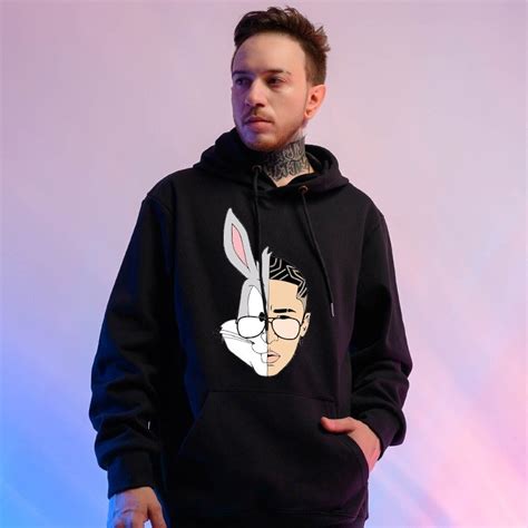 Shop Bad Bunny Logo Hoodie - Bad Bunny Merch