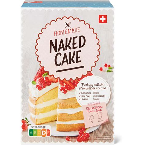 Homemade Backmischung für Naked Cake mit Backform Migros