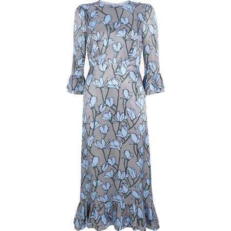 Mint Velvet Layla Print Pleated Midi Dress Jarrold Norwich